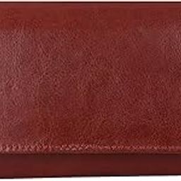 Bi-fold Cherry Vegan Leather Clucth Wallet for Women's | Ladies Purse with Multiple Cards 2 Notes and 1 Coin Compartment Magnetic Closure |-image-3