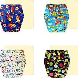 Dumbledo Elite Cloth Diaperwith Magical Soaker (Pack of 4) | Soft & Gentle | Leakproof | Easy to Clean | Perfect for Indian Summers | 3 Months – 3 Years | Unisex Baby-picture-26