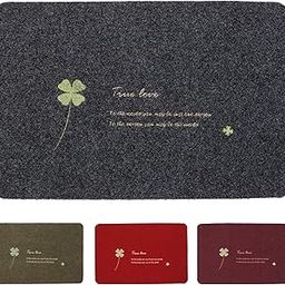 HOKIPO Antislip Rubber Back Dirt Trapper Inside Outside Main Door Mats for Entrance Big Size, 45 x 70 cm, Grey-image-34