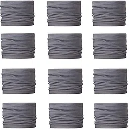 aadikart Mens Head Cover Band Bandana Stretch Hair Style Japanese 12 Grey B-picture-7