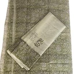 Kota Doria Womens Block Print Suit With Dupatta - Elegant Ethnic Ensemble For Timeless Style-picture-34