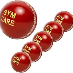 Gym Care Premium Red Leather Cricket Ball for Practice | A-Grade Hand-Stitched Cricket Ball for Indoor and Outdoor Training (Pack of 6)-image-46
