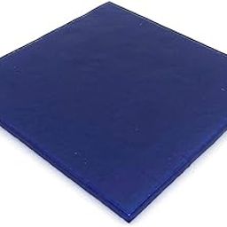 Sai Mosaic Art 4x4 Glossy Glass Tiles, 4mm Thick, 3 Pc (Purple Dark)-picture-23