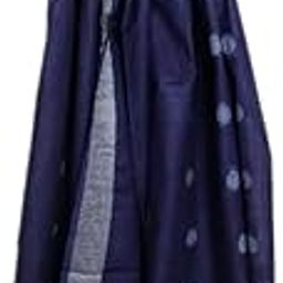 Tipu Handlooom | Women 's Bhagalpuri Handwoven Cotton Linen Blend Zari Rasgulla Desinge Dupatta[Stoule] With Smal Zari Boder And 2.4 Mtr Size-picture-44