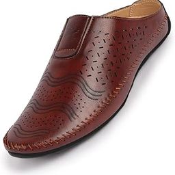 Mens Slip On Ethnic Juttis and Mojaris for Fashion|Party|Occasions|Wedding|Outdoor|Lightweight|Shoes with TPR Sole (6-13 UK)-image-5