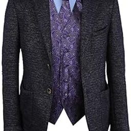 Men's Fashion Multi Style Paisley Vest Microfiber Mens Tuxedo Vest Neck Tie Set-picture-12