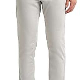 Men's Light-Grey Solid Mid Rise Dark Cotton 1010 Men's Casual Trousers (USTRO1599D_Light-Grey_30)-image-3