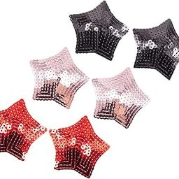 2 Pieces Women Nipple Cover Sequin Star Shape Pasties Lingerie Black-image-61