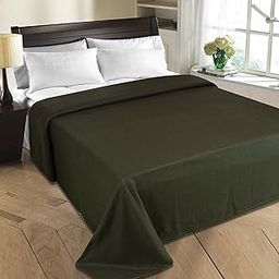 Goyal's Polar Fleece Double Bed Blanket Green - Pack of 1-image-15