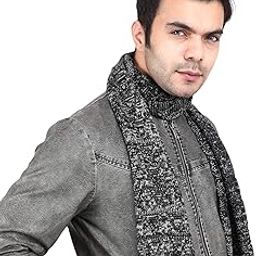 Unisex Soft Woolen Warm Winter Knitted Heathered Muffler-image-96