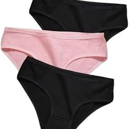 3PCS/Set Cotton Panties Women Underwear Lingerie Panties Female Lingerie Briefs Solid Color Panty Underpants Intimates-image-47