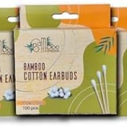 BambooIndia Bamboo Earbuds Cotton - Adults/Kids - Pack Of 3-(300 Bamboo Sticks-600 Cotton Swabs) - Soft & Natural - Multipurpose Cotton Swabs - QTips - Eco-Friendly & Biodegradable - Ear Cleaning Buds-image-32