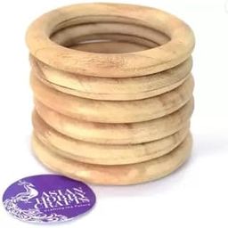 Asian Hobby Crafts Wooden Ring for Hobby Crafts Embroidery Dream Catchers 3" Inch (Pack of 6)-picture-24