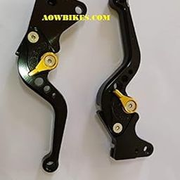 AOW Attractive Offer World 6 Adjustment Clutch and Brake Lever (Black) for Honda Dio 110 CC-1