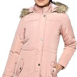 Women Pink Full Sleeves Solid Polyester Jacket With Removable Hood_2XL-image-56