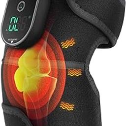 Atlodas Knee Heating Pad, Knee Massager with Heat and Vibration, Heating Pad for Knee, Massage Heated Knee Brace Wrap for Shoulder Elbow Knee, Keep Knee Warmer Stress Relief-7