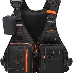 CALANDIS™ Surfing Vest Men Multi Pockets Fishing Vest for Outdoor Surfing Water Sports | Jackets & Coats | Clothing, Shoes & Accessories | Fishing-image-33