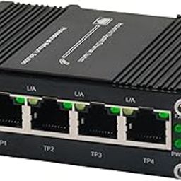 Mini Industrial 4-Port Gigabit Ethernet Switch - 10/100/1000T + 1 SFP Port, 12-48VDC Input, Rugged Design, DIN-Rail/Wall Mount, Wide Temp Range-picture-15