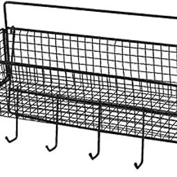 Wire Hanging Basket Cabinet Storage Basket for Fruits Vegetables Snacks Home-17