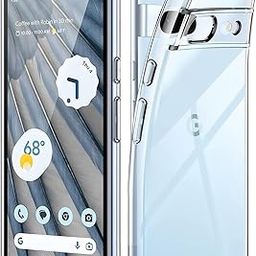 JGD PRODUCTS for Google Pixel 7A 5G Premium Transparent Hybrid Soft Slim Dust Proof Back Case Cover with Camera Protection-image-0