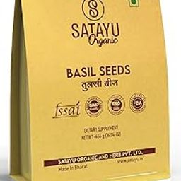 SATAYU ORGANIC Basil Seeds 455 g |Tulsi beej |Tulsi Seeds for Eating |100% Pure Clean Natural |Tukmaria Seeds for Weight Management | Rich in Omega-3 fatty acids, amino acids & fibre Sabja Seed | Takmuria Seeds Seeds for Eating | Sabja Seeds| Reduce body heat |Non GMO.-image-16