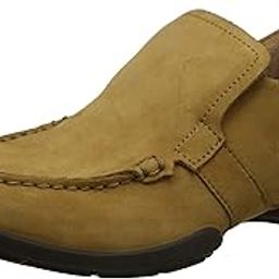 Men's Camel Leather Boat Shoes - 6 UK/India (40 EU)-image-61