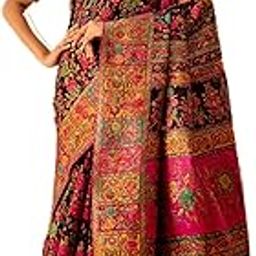 Women's kanjivaram banarasi silk saree for Patola festival Wedding silk with rich pallu Design sarees for women with blouse piece-picture-24