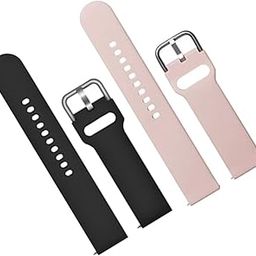 Soft Silicone with Metal Buckle Strap Replacement Belt Band for Fire Boltt Ring 3 BSW043 Smart Watch Strap (Pack Of 2)-16