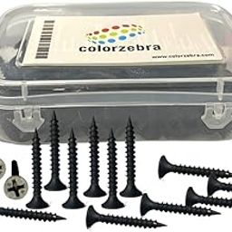 Color Zebra Drywall Screws 2 inch (2") Size - 3.5 X 50 mm Black | Pack - 50 pcs |-image-23