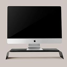 NOOE Black Oak Monitor Stand (60x24x15 cm) – Ergonomic Desk Riser for Optimum Eye-Level Viewing | Fits Apple, HP, Dell, Lenovo & More | Sleek Desktop Stand for Home, Office & Workspaces-image-58