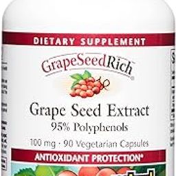 Natural Factors, Grape Seed Rich, Extract, 100mg Capsules, 90-Count-image-72