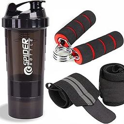 Shaker Bottle Sports Combo Gym Shaker with Gym Glove and Mini Gripper for Gym & Fitness Kit|Gym Shaker|Workout Bottle|Fitness Grip|Gym Workout Grip|Workout Leatherette Gloves for Men&Women-image-51