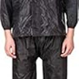 Brats N Beauty® Men | Women 100% Waterproof Portable Raincoat | Rainwear | Rainsuit | Barsaati | Overcoat with Hoods and Side Pocket Size (M)-picture-22