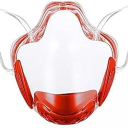 CALANDIS™ 2xTransparent Clear Face Shield Mouth Cover Reusable Mouth Shields Red | Face Shields | Hard Hats & Face Shields | Personal Protective Equip/PPE | Facility Maintenance & Safety-image-47