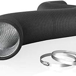 AC Infinity Flexible 6-Inch Aluminum Ducting, Heavy-Duty Four-Layer Protection, 25-Feet Long for Heating Cooling Ventilation and Exhaust-image-2