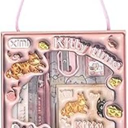 Prime Deals Kiity Time Stationary Kit for Girls Pencil Pen Book Eraser Sharpener - Stationary Kit Set for Girls/Birthday Gift (Kitty Time 6 Pcs)-image-8