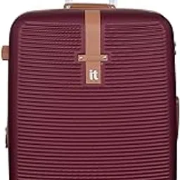 it luggage Shoreside-Burgundy-Medium-24 inches Expandable Hard Case Beautiful Interior with Wet Pouch Check-in Luggage 8 Wheel Trolley Bag-picture-1