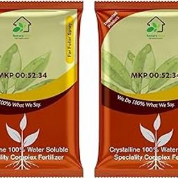 Nature Nest MKP (00:52:34) (Mono Potassium Phosphate- KH2PO4,100% Water Soluble Complex Fertilizer, Foliar Spray Nutrition) Bumper Flowering & Fruiting in Plants/Home Garden (8.8Kg Pack of 2 of 4.4Kg)-image-59