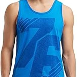 Men's Printed Regular fit Vest (9928-01_Navy Print S)-image-2