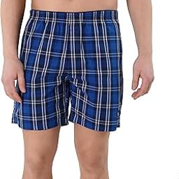 Men's Cotton Blend Classic Checkered Boxer Shorts (Pack of 1)-image-28