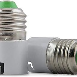 Diktmark: E27 to B22 Converter - White Screw Base Socket Holder & Bulb Adapter, Pack of 5 for Seamless Compatibility.-picture-12