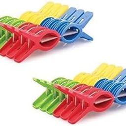 RJ Rojeno Plastic Cloth Hanging Clips Set of 24 Pieces (2 Dozen) (24 Pcs)-image-19