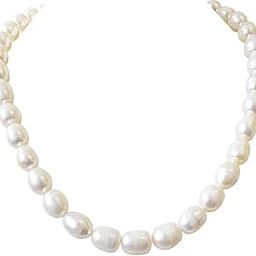 = Pearls Fresh Water Rice Pearls 4-6mm AAA+ Quality Necklace For Women (YGM1)-image-6