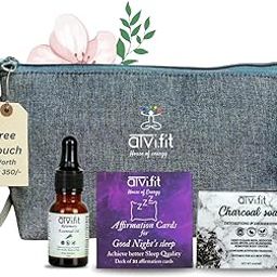Atvi.fit Soap,card,essential Combo with free Pouch | Positive Affirmation cards for Good sleep,Rosemary essential oil for healthy hair and good Skin Care 15ml, Charcoal soap 100gm-image-43