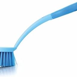 Homeor Dish & Kitchen Sink Brush with Comfortable Grip & Flexible Bristles, Tough Bristles for Stubborn Stains, Bathroom Tiles Cleaning Brush, 1 Piece, Blue-image-14