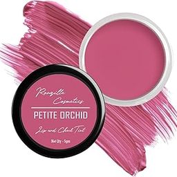 Ronzille Lip & Cheek Tint natural make-up blend in 3-in-1 Lips, Cheek, and Eyes Dusky Rose (Pack of: 1, 5 g) (Petite Orchid)-44