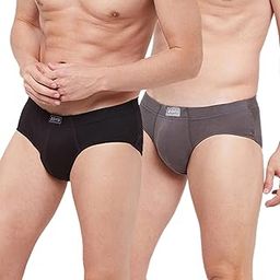 Men's Soft Classic Cotton Blend Solid Briefs (Pack of 2)-image-23