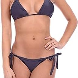 FI9 Stitching Women's Poly Lycra Extreme Micro Bikini Set Sexy Bra Panty Lingerie Set-picture-15