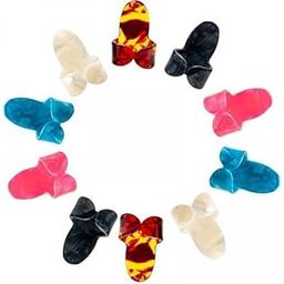ATORSE 3x10x Guitar Pick Plectrums Thumb Finger Picks for Ukulele Acoustic Guitars-image-18