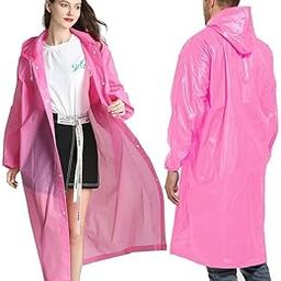 Raincoat for Men & Women, Lightweight Waterproof Coat with Hood, Adjustable Drawstring, Button Closure & Easy Carry Pouch, Reusable & Durable Outdoor Rainwear.-image-24